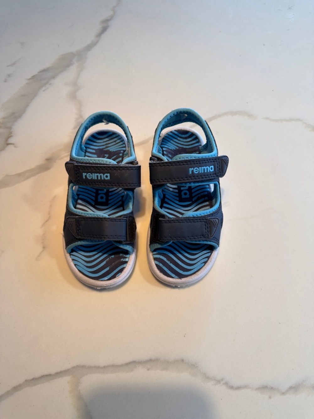 Reima Bungee Navy & Light Blue Velcro Children’s Sandals